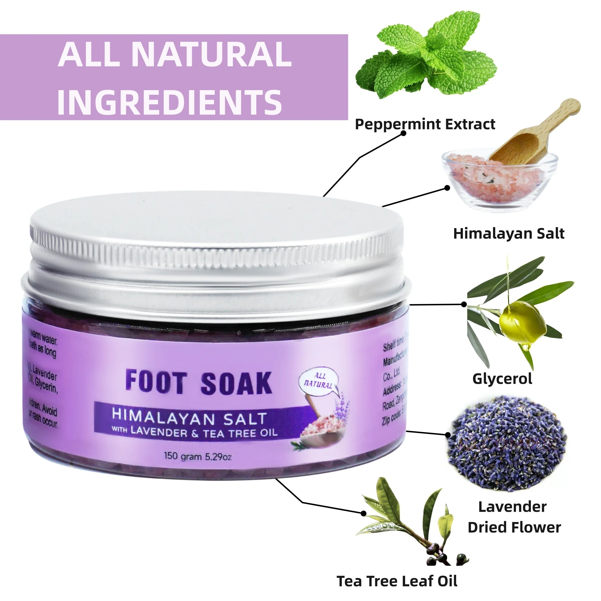 Lavender Himalayan Foot Soak